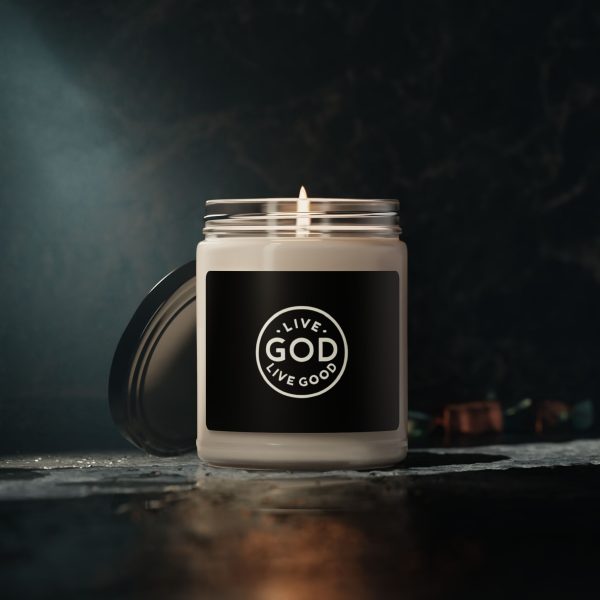 Scented Soy Candle, 9oz LIVE GOD LIVE GOOD TM - Image 2