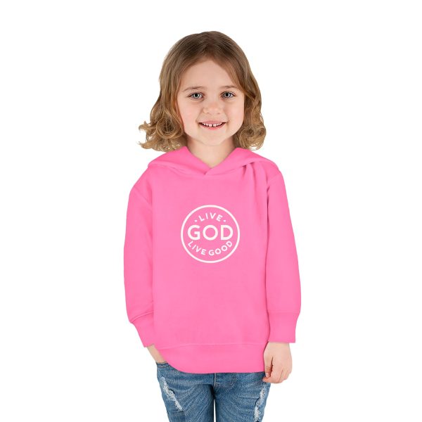 Toddler Pullover Fleece Hoodie LIVE GOD LIVE GOOD TM - Image 27