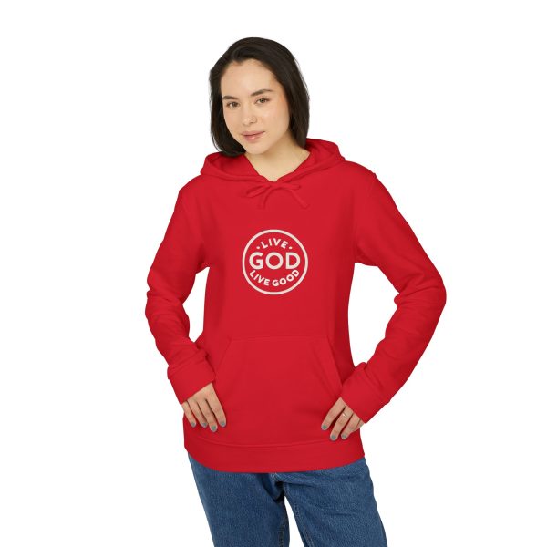 adidas Unisex Fleece Hoodie LIVE GOD LIVE GOOD TM - Image 27