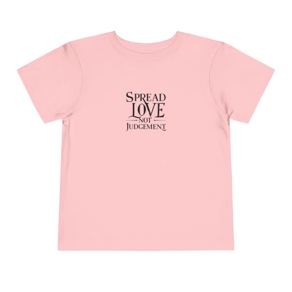 Toddler Short Sleeve Tee Spread Love Not Judgement TM - Image 33