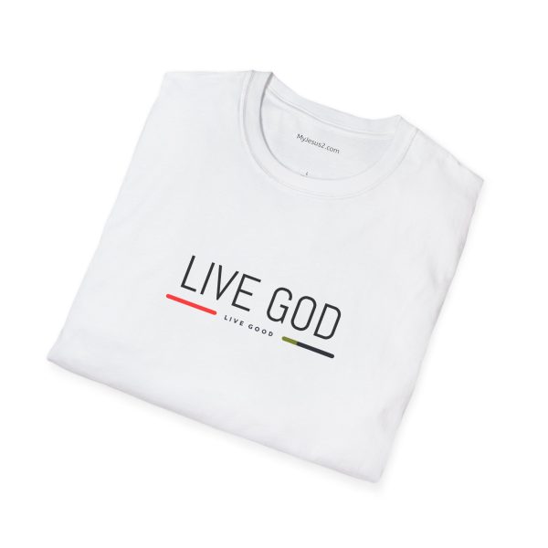 LIVE GOD LIVE GOOD Unisex Softstyle T-Shirt TM - Image 8