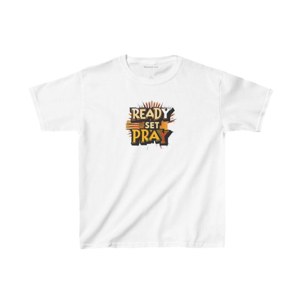 READY SET PRAY Kids Heavy Cotton Tee TM - Image 3