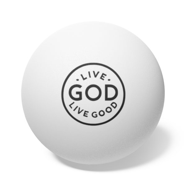 Ping Pong Balls, 6 pcs LIVE GOD LIVE GOOD TM - Image 2