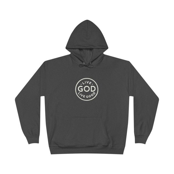 Unisex EcoSmart Pullover Hoodie Sweatshirt LIVE GOD LIVE GOOD TM - Image 4