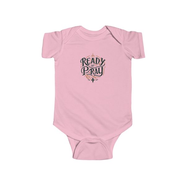 Infant Fine Jersey Bodysuit READY SET PRAY TM - Image 7