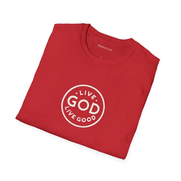 LIVE GOD LIVE GOOD Unisex Softstyle T-Shirt TM - Image 48