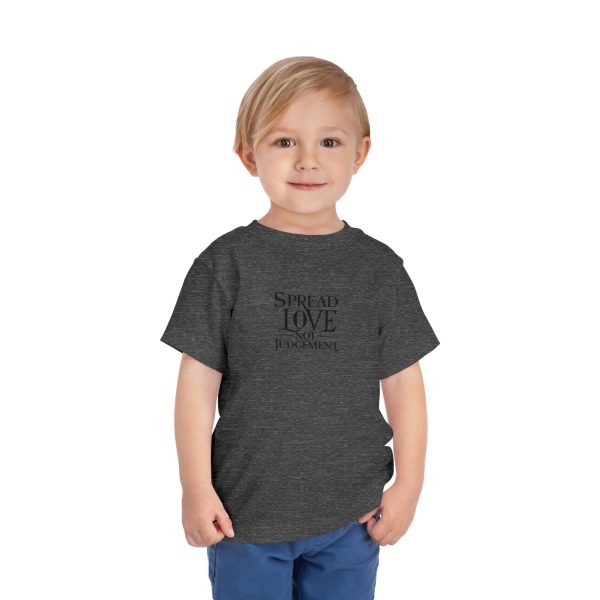 Toddler Short Sleeve Tee Spread Love Not Judgement TM - Image 31