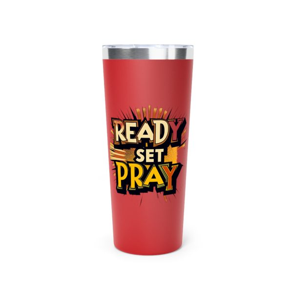 Copper Vacuum Insulated Tumbler, 22oz READY SET PRAY TM