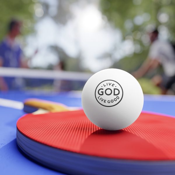 Ping Pong Balls, 6 pcs LIVE GOD LIVE GOOD TM