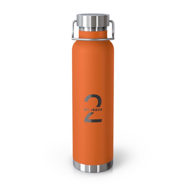 Copper Vacuum Insulated Bottle, 22oz My Jesus 2 Logo TM - Image 9