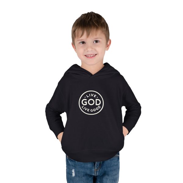 Toddler Pullover Fleece Hoodie LIVE GOD LIVE GOOD TM - Image 20