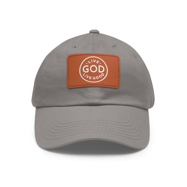 Hat with Leather Patch (Rectangle) LIVE GOD LIVE GOOD TM - Image 25