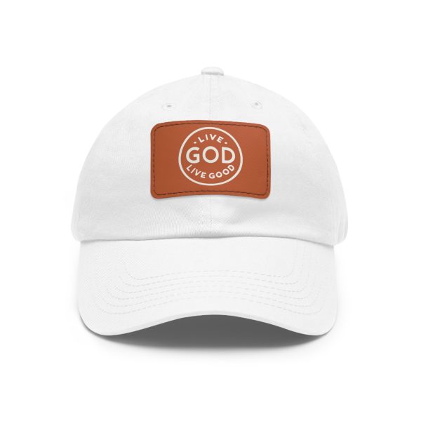 Hat with Leather Patch (Rectangle) LIVE GOD LIVE GOOD TM - Image 9