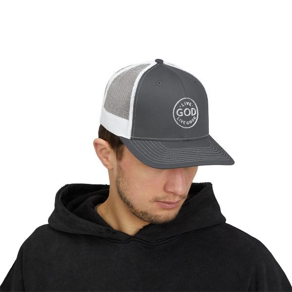 Hat Snapback Trucker Cap LIVE GOD LIVE GOOD TM - Image 4