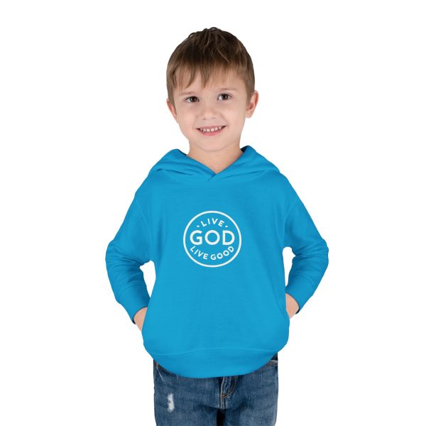 Toddler Pullover Fleece Hoodie LIVE GOD LIVE GOOD TM - Image 14