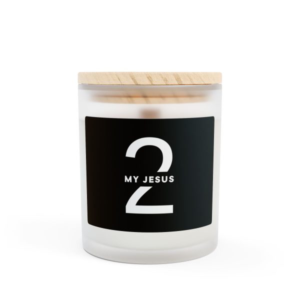 Scented Frosted Glass Candle, 11oz My Jesus 2 TM - Image 25