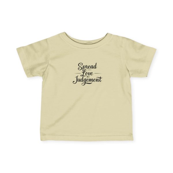 Infant Fine Jersey Tee Spread Love Not Judgement TM - Image 10