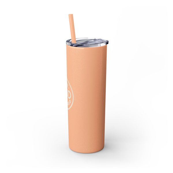 Cup Skinny Tumbler with Straw, 20oz LIVE GOD LIVE GOOD TM - Image 24