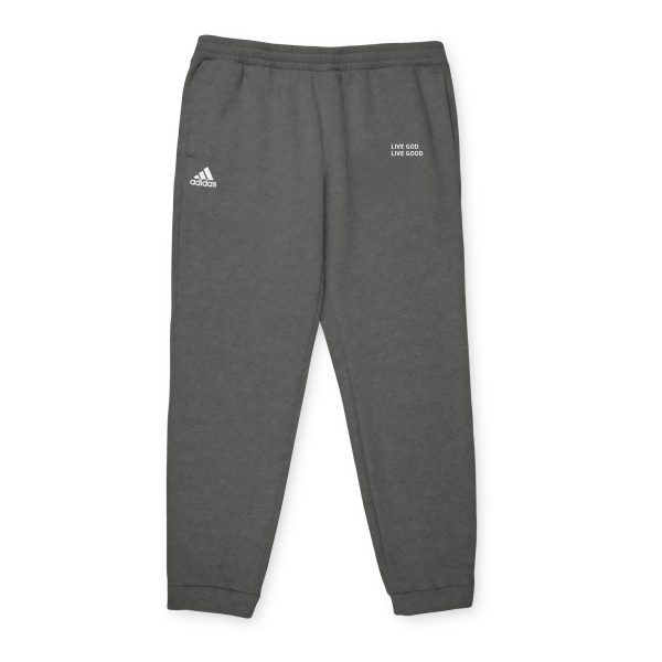 adidas Unisex Fleece Joggers LIVE GOD LIVE GOOD TM