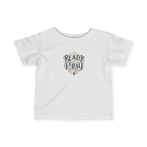 Infant Fine Jersey Tee READY SET PRAY TM - Image 4