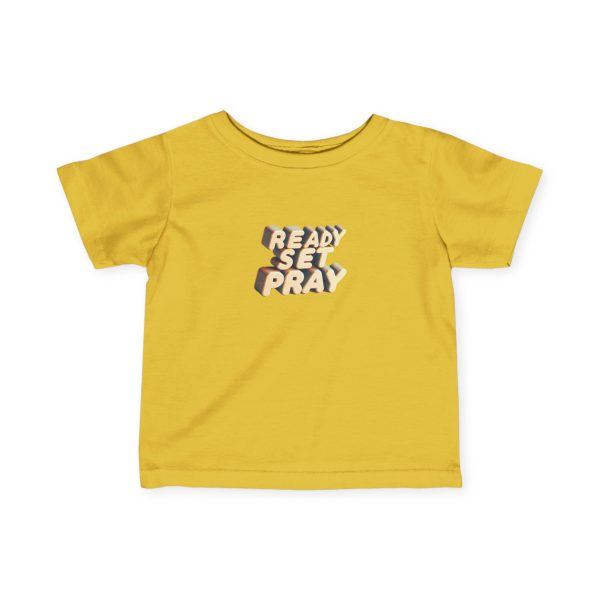 Infant Fine Jersey Tee READY SET PRAY TM - Image 22