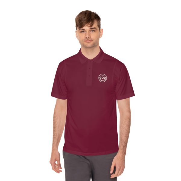 LIVE GOD LIVE GOOD Men's Sport Polo Shirt TM - Image 27