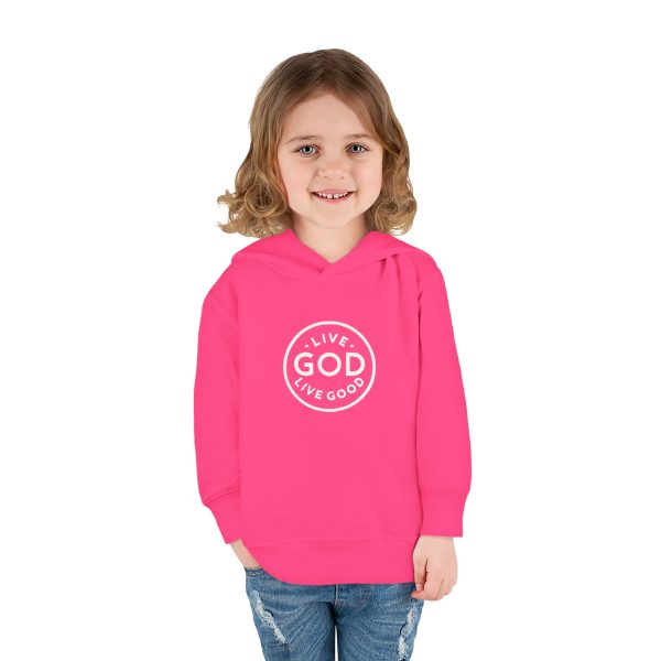 Toddler Pullover Fleece Hoodie LIVE GOD LIVE GOOD TM - Image 30