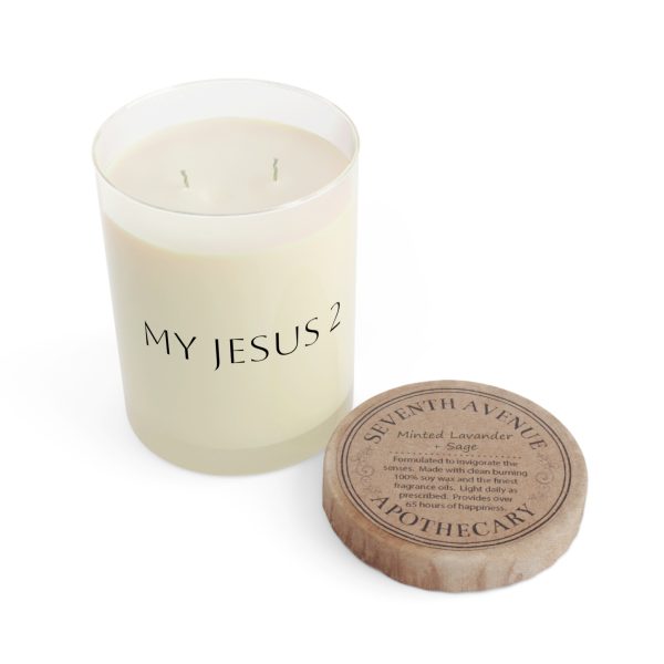 Scented Candle - Full Glass, 11oz My Jesus 2 TM - Image 6