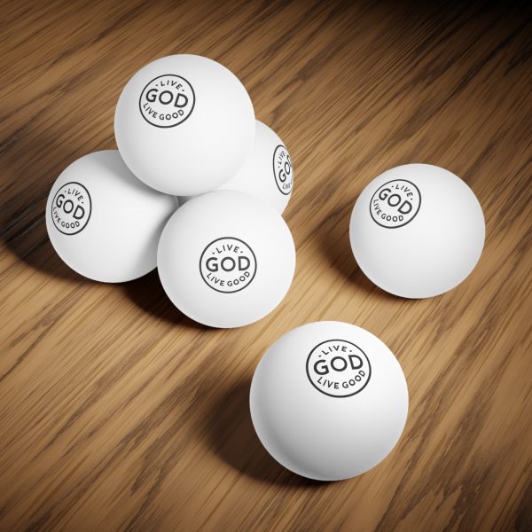 Ping Pong Balls, 6 pcs LIVE GOD LIVE GOOD TM - Image 4