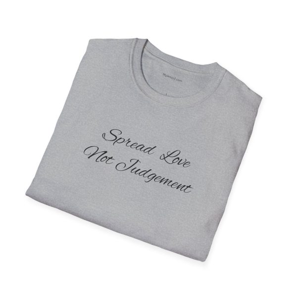 Spread Love Not Judgement Unisex Softstyle T-Shirt TM - Image 12