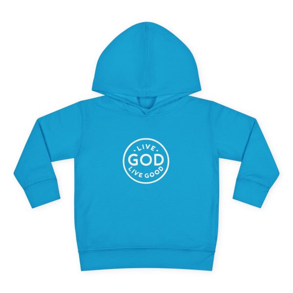 Toddler Pullover Fleece Hoodie LIVE GOD LIVE GOOD TM - Image 13