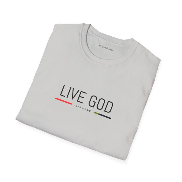 LIVE GOD LIVE GOOD Unisex Softstyle T-Shirt TM - Image 4