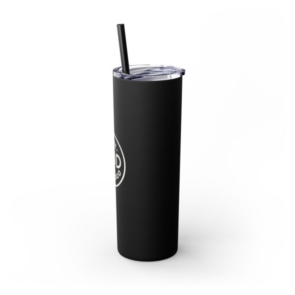 Cup Skinny Tumbler with Straw, 20oz LIVE GOD LIVE GOOD TM - Image 4