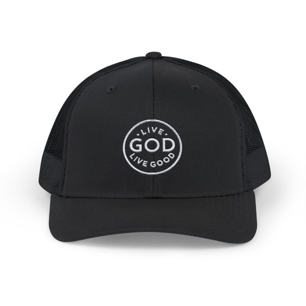 Hat Snapback Trucker Cap LIVE GOD LIVE GOOD TM - Image 5