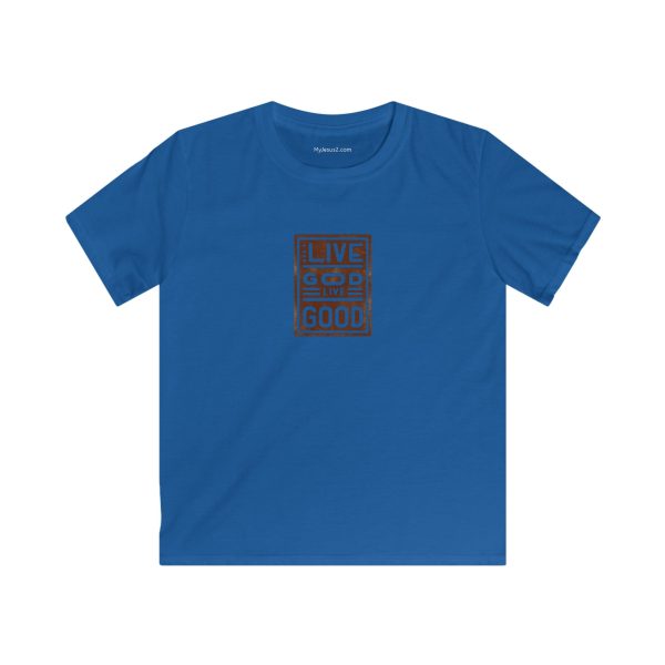 Kids Softstyle Tee LIVE GOD LIVE GOOD TM - Image 15