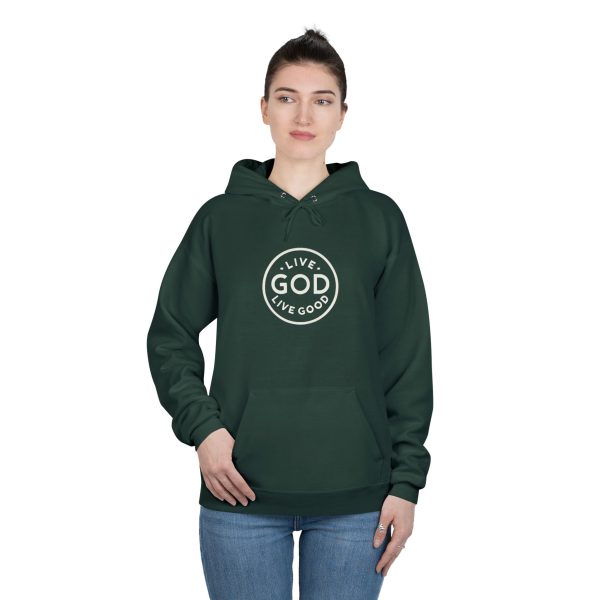 Unisex EcoSmart Pullover Hoodie Sweatshirt LIVE GOD LIVE GOOD TM - Image 17