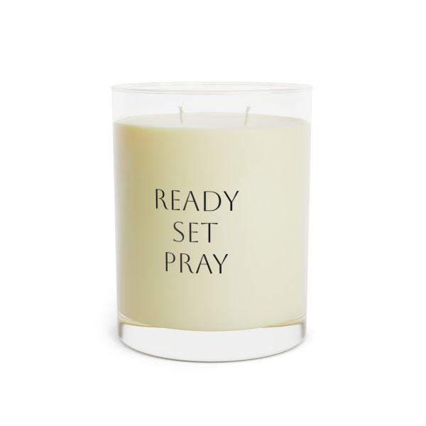 Scented Candle - Full Glass, 11oz READY SET PRAY TM - Image 2