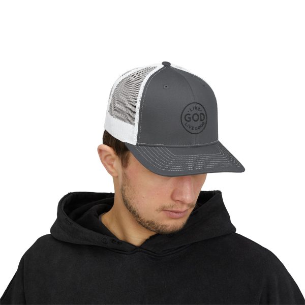 Hat Snapback Trucker Cap LIVE GOD LIVE GOOD TM - Image 9