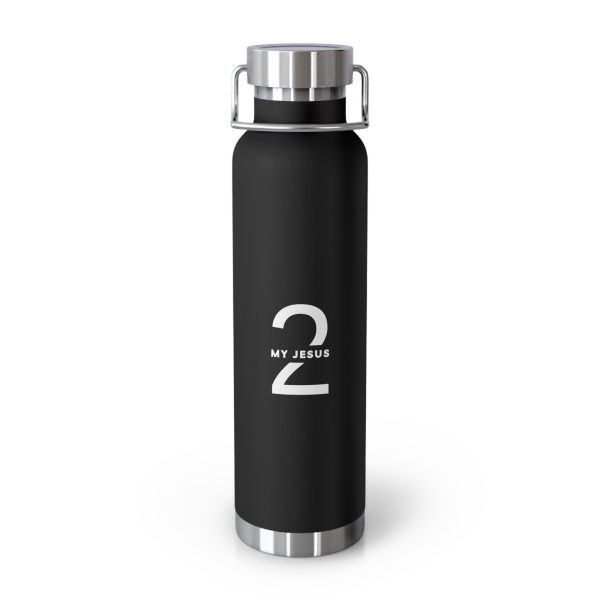 Copper Vacuum Insulated Bottle, 22oz My Jesus 2 Logo TM