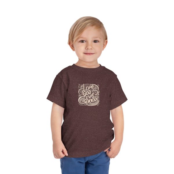 Toddler Short Sleeve Tee LIVE GOD LIVE GOOD TM - Image 35