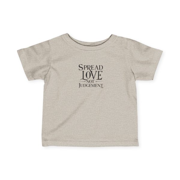 Infant Fine Jersey Tee Spread Love Not Judgement TM - Image 7