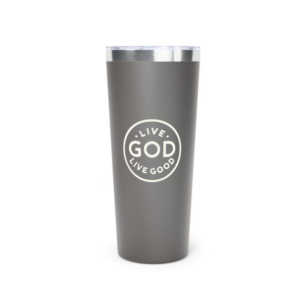 Copper Vacuum Insulated Tumbler, 22oz LIVE GOD LIVE GOOD TM - Image 9