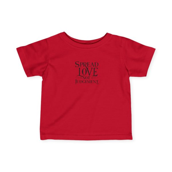 Infant Fine Jersey Tee Spread Love Not Judgement TM - Image 40