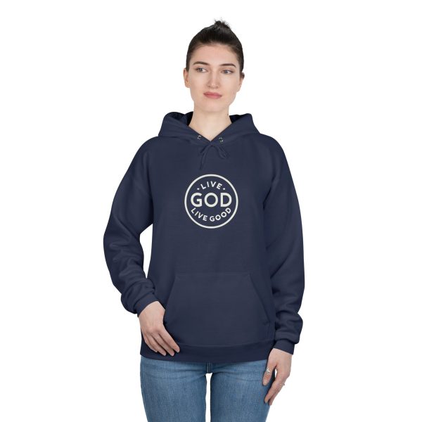 Unisex EcoSmart Pullover Hoodie Sweatshirt LIVE GOD LIVE GOOD TM - Image 2