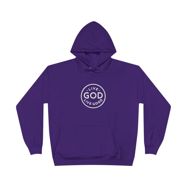 Unisex EcoSmart Pullover Hoodie Sweatshirt LIVE GOD LIVE GOOD TM - Image 28