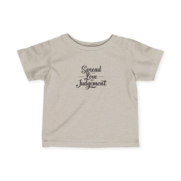 Infant Fine Jersey Tee Spread Love Not Judgement TM - Image 7