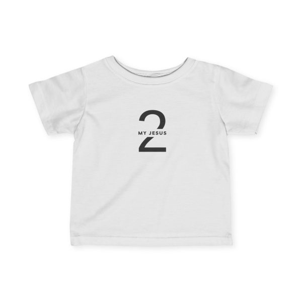 Infant Fine Jersey Tee My Jesus 2 Logo TM - Image 4