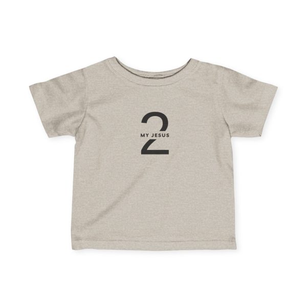 Infant Fine Jersey Tee My Jesus 2 Logo TM - Image 7