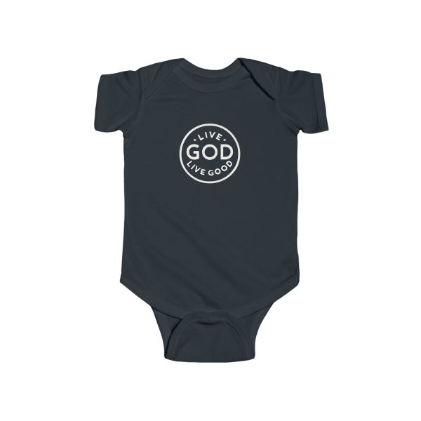 Infant Fine Jersey Bodysuit LIVE GOD LIVE GOOD TM - Image 7