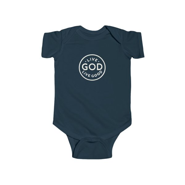 Infant Fine Jersey Bodysuit LIVE GOD LIVE GOOD TM - Image 9